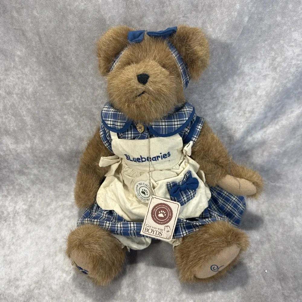Boyds Bears MUFFIN B BLUEBERRY Plush 14